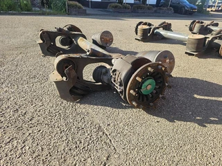 SAF B19-19K / SBK1937-11S/TRAILER AXLE /SINGLE TIRES/ DISC. 2006 afbeelding 1 miniatuur
