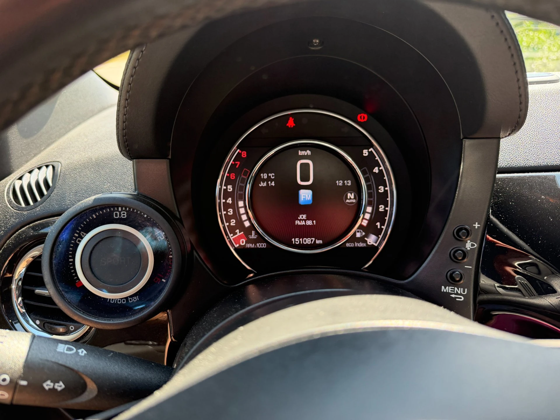 Fiat 500 2014 - 1.4 T-Jet Abarth Elaborabile automaat ,leer ,apk afbeelding 9