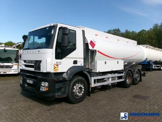 Iveco AD260S31Y 6X2 fuel tank 19 m3 / 5 comp / ADR 02-07-2024 2012 en venta