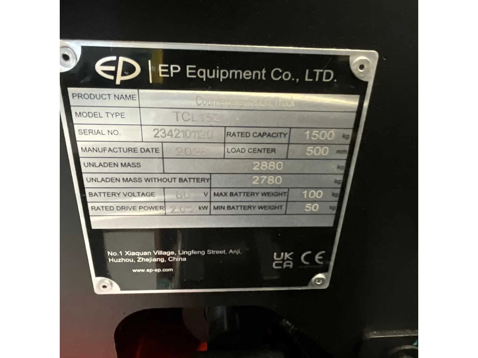 Ep 2026 - TCL152 - 4,3M Triplex - Freelift - Sideshift afbeelding 19