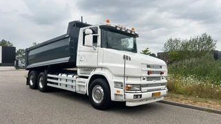 Scania T 2003 - T164-580 V8 Torpedo 164 580 | full air | kipper | manual | 6x4 afbeelding 2 miniatuur