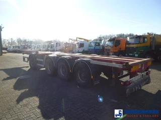 D-TEC 4-axle container combi trailer (3 + 1 axles) 20-30-40-45 ft 2008 imagen 3 miniatura
