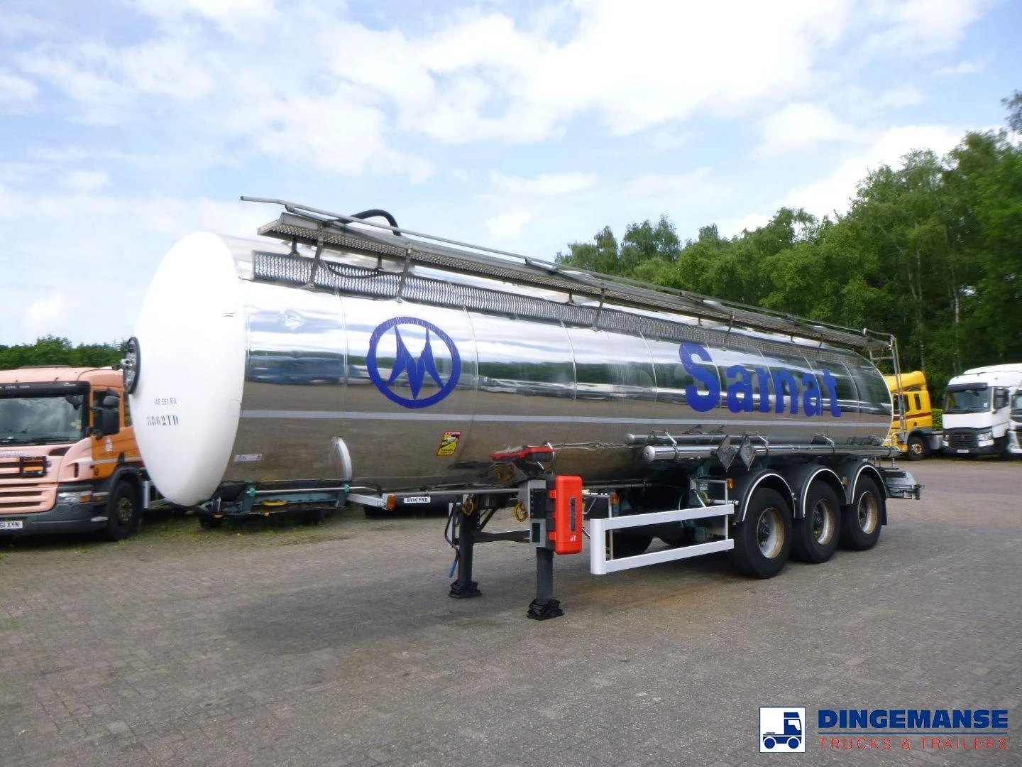 Magyar Chemical tank inox L4BH 30 m3 / 1 comp 1996 imagen 1