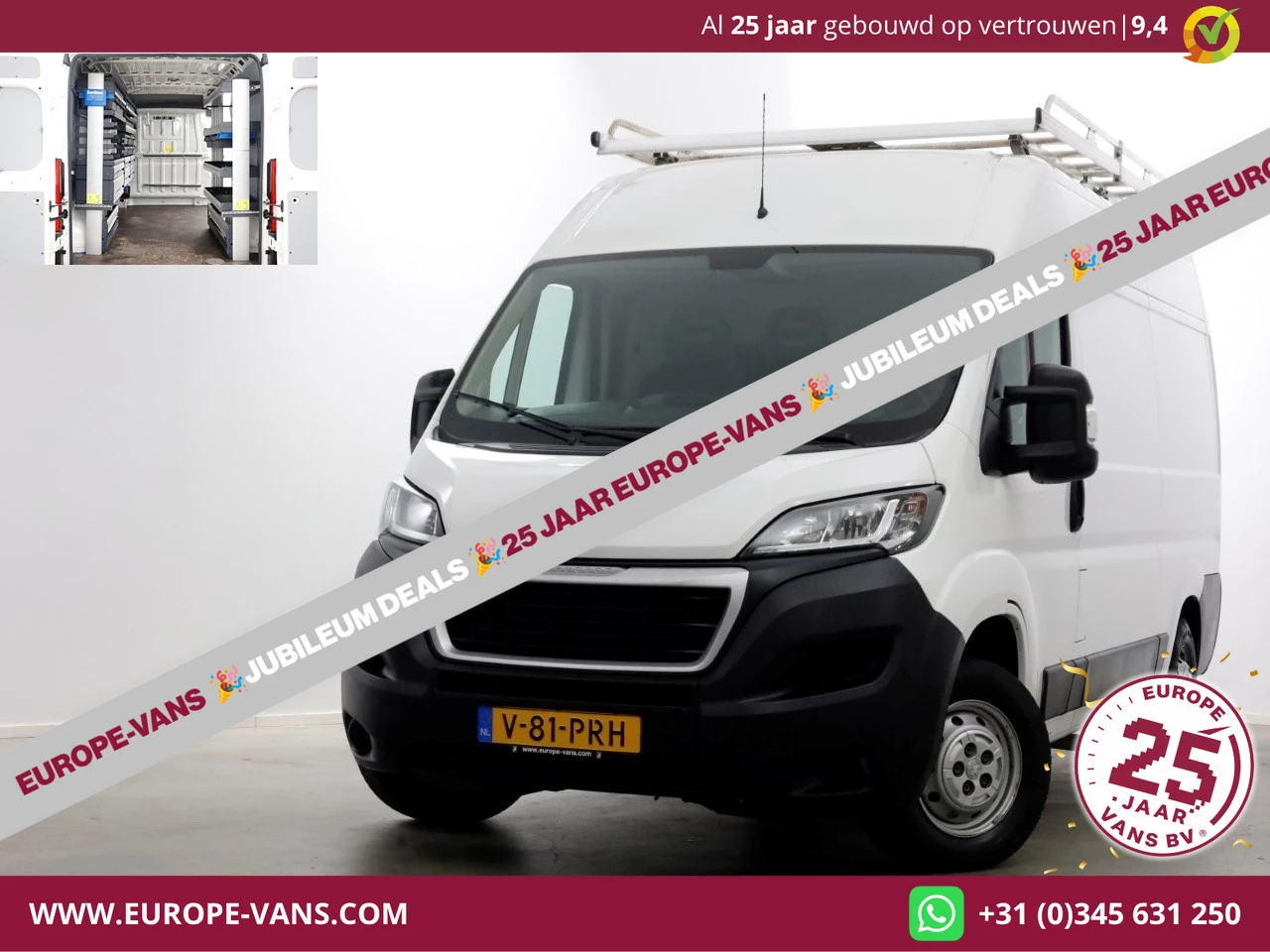 Peugeot Boxer 2019 - 335 2.0 BlueHDI 130pk L2H2 Premium Airco/Navi/Inrichting 10-2019 obrázek 1
