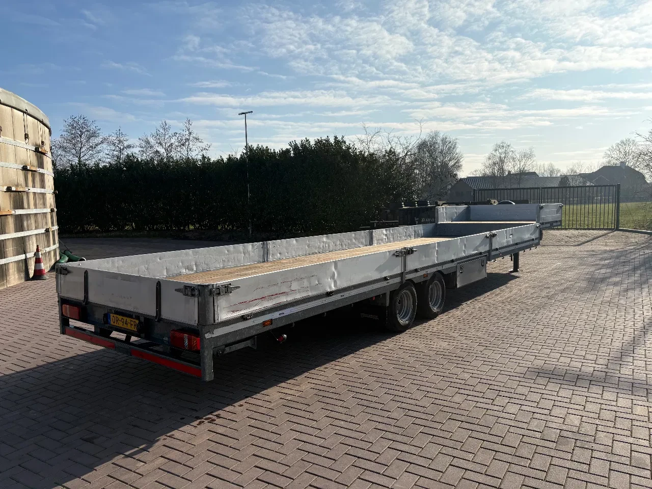 Veldhuizen 2018 - be oplegger semi dieplader BREED 240 CM 9.7 ton (2018) obrázek 6