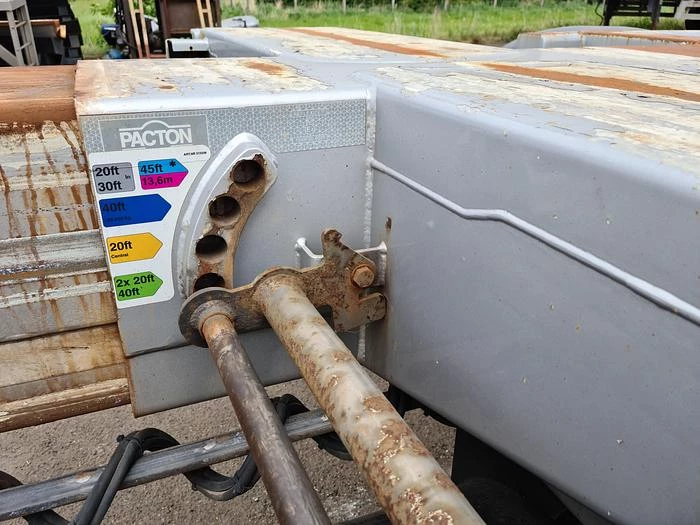 Pacton TE3 | 3 AXLE SAF DISC | CONTAINERCHASSIS | MULTI | ALL CONNECTIONS | financiering mogelijk.| new apk. 2016 obrázek 31