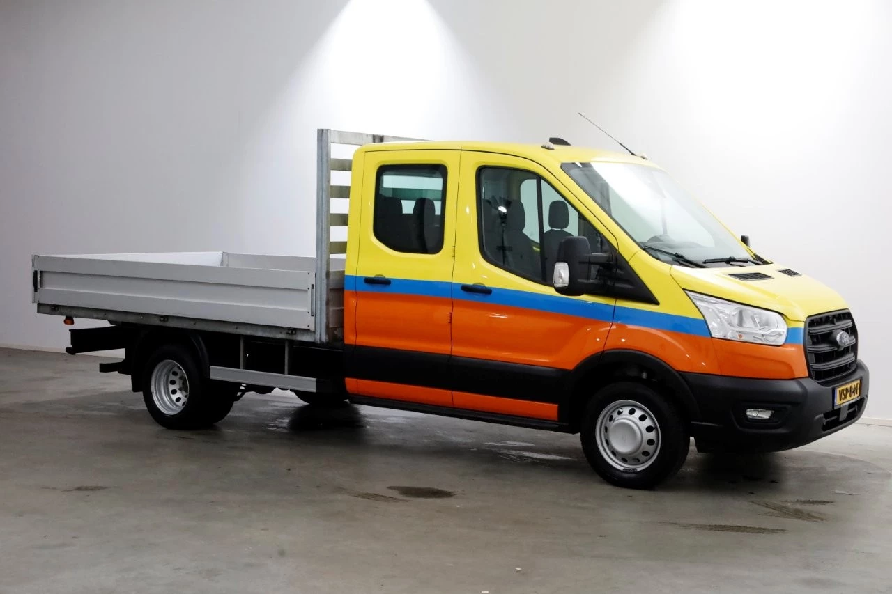 Ford Transit 2022 - 350 2.0 TDCI 130pk D.C. Trend Open Laadbak Trekhaak 3000kg 08-2022 Bild 12