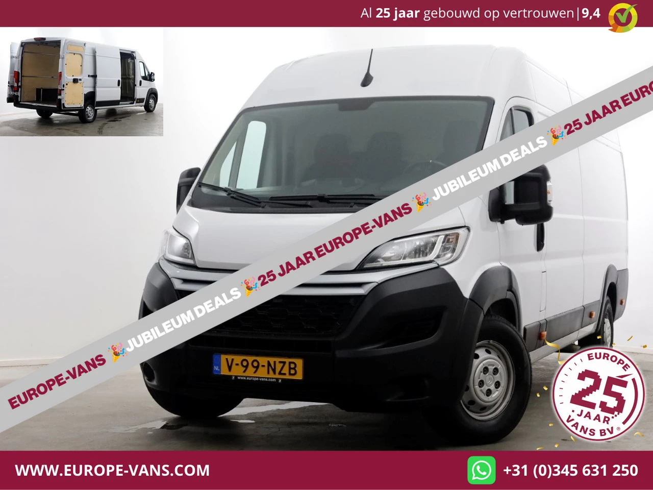 Citroën Jumper 2024 - 2.2 BlueHDi 165pk L4H2 Airco/Navi/Camera 05-2024 afbeelding 1