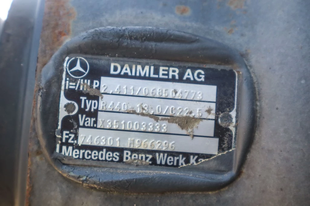 Mercedes-Benz 2018 - R440-13A/C22.5 41/17 2.412 2?MODEL 746301M966296 imagem 5