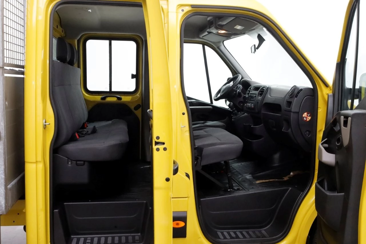 Renault Master 2016 - T35 2.3 dCi 130pk E6 L2H1 D.C. Open Laadbak + HIAB 013T Kraan 12-2016 imagen 5