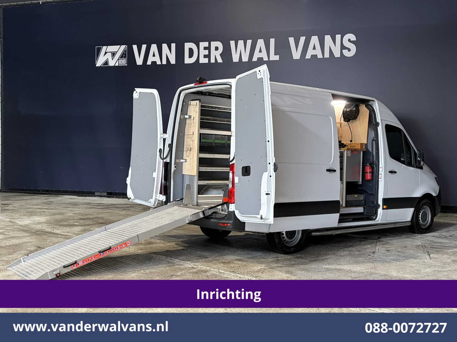 Mercedes-Benz Sprinter 2020 - 311 CDI L2H2 Inrichting Oprijplaat Euro6 Airco | Omvormer | Camera | Apple Carplay | Compressor afbeelding 1