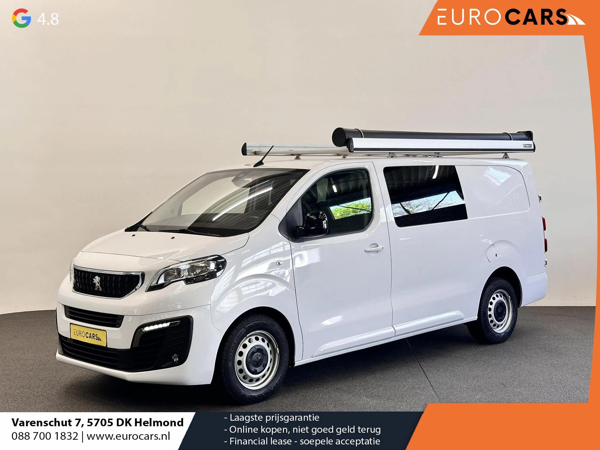 Peugeot Expert 2022 - 2.0HDI 145PK Long Asphalt Dubbele Cabine afbeelding 1