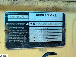 Mercedes-Benz N/A 1984 - 1013 Manual transmission, PTO, Steel suspension, 1 Comp bild 7