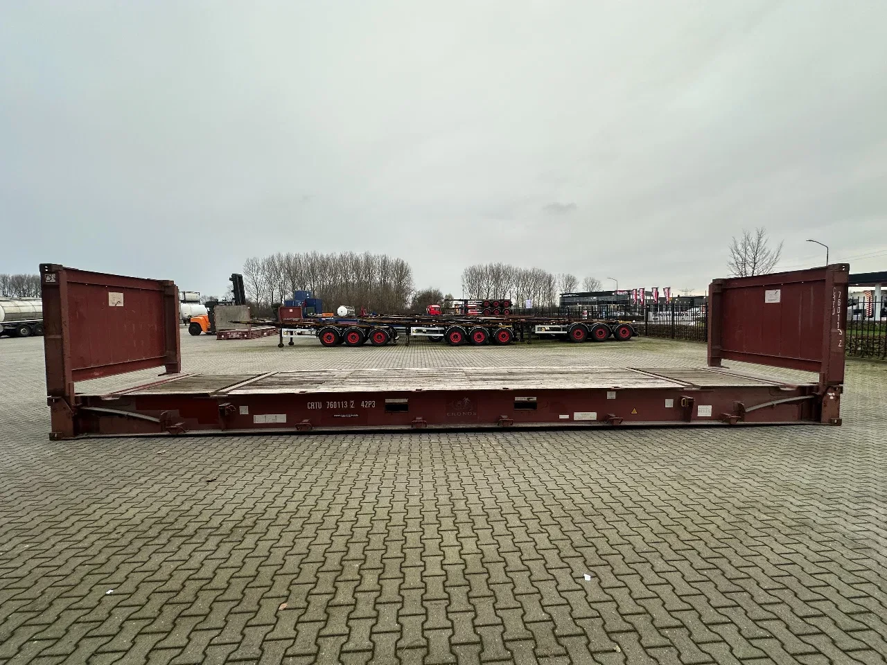 CIMC 2007 - 40FT FLATRACK FLUSH FOLDING / CSC-test: 12/2027 / 10x available afbeelding 3