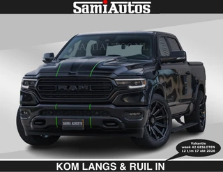 Dodge Ram Pick-Up 2021 - LIMITED 5.7 V8 HEMI | TOP STAAT | €59950,- excl | BOM VOL | HUD | LUCHTVERING | STRIPING | BREDE WIELEN | OPEN UITLAAT KLEP | ADAPTIVE | PANO | DC | for sale