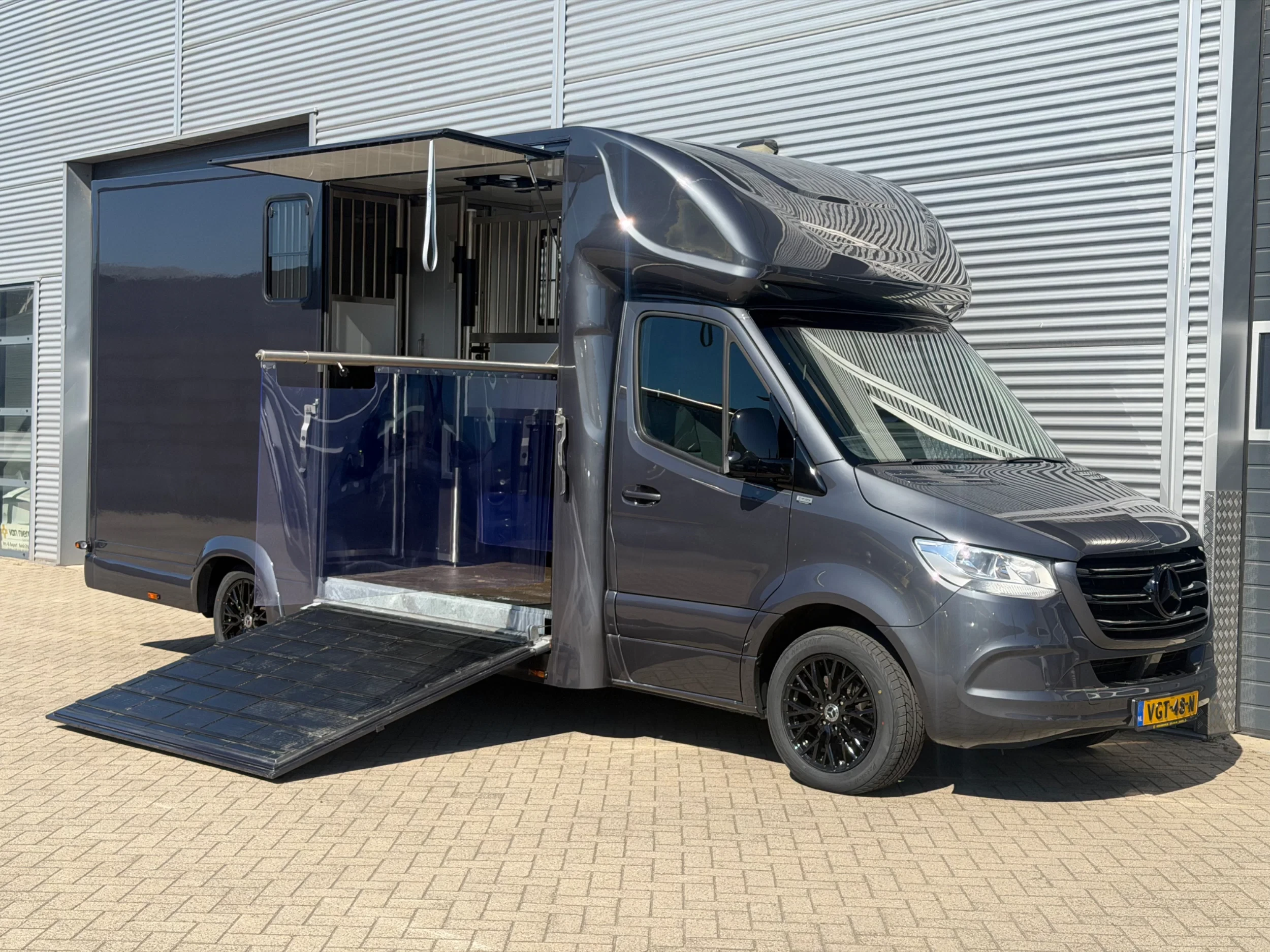 Mercedes-Benz Sprinter 2020 - 314CDI Paardenwagen Horsetruck TVW Hengsten Uitvoering L3 Automaat Airco Bild 2