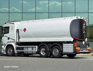 Scania R 2012 - R500 V8 EURO 5 FULL AIR 6X2 FULL ADR FUEL DIESEL TANK TRUCK TOP CONDITION BELGIUM-TRUCK afbeelding 3 miniatuur