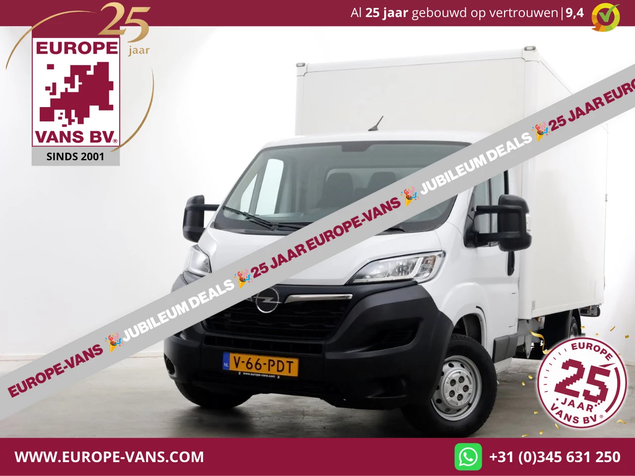Opel Movano 2023 - 2.2D 140pk Bakwagen met laadklep 1.060kg laadvermogen 08-2023 imagem 1