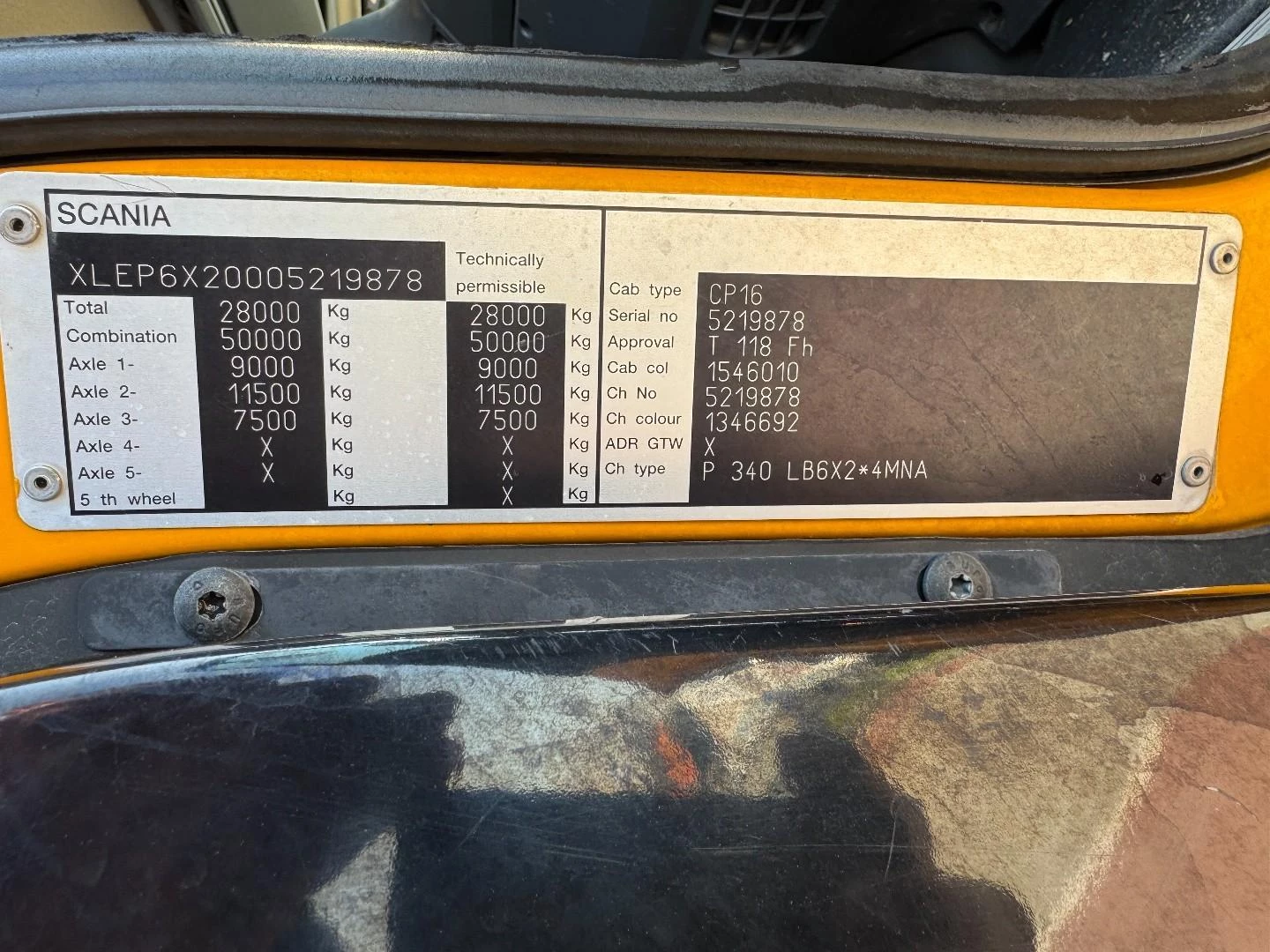 Scania P 2009 - P114-340 6x2 Saug- / Druck, Vacuum, 15.000 Ltr + Cycloon Tank imagen 7