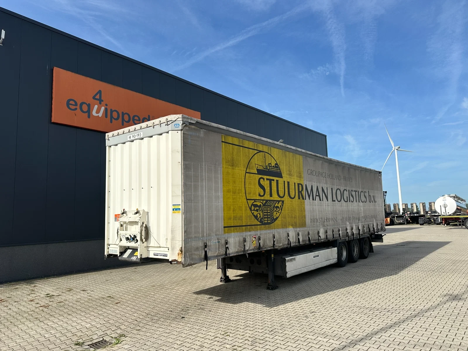 Krone 2017 - 280cm inside height / liftaxle / palletbox / BPW+drumbrakes / NL-trailer afbeelding 1
