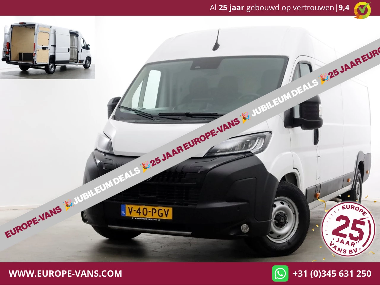 Peugeot Boxer 2024 - 2.2 BlueHDi 180pk Automaat L4H2 LED/ACC/Navi/Camera 11-2024 obrázek 1