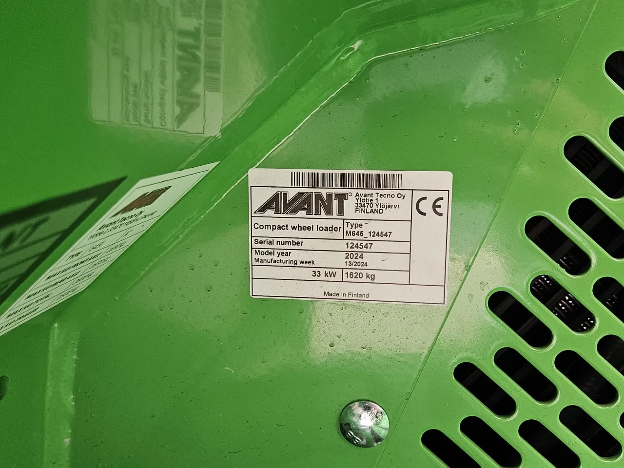 Avant 2024 - 645i TDL+ mini-shovel afbeelding 38