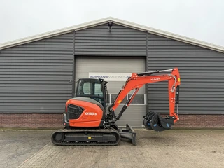 Kubota U56-5 minigraver NIEUW incl CW10 + 3 bakken 2025 afbeelding 1 miniatuur