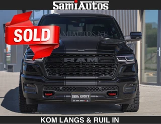 Dodge Ram Pick-Up 2024 - Limited H.O 540HP 706Nm | € 84.950 excl | De Meest Luxe en Volle in zijn Klasse | LUCHTVERING | HUD | Massage + Full Option | afbeelding 2 miniatuur