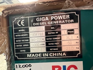 Giga power PLD12000SE 10 kVA silent generator 2022 - N/A obrazek 11