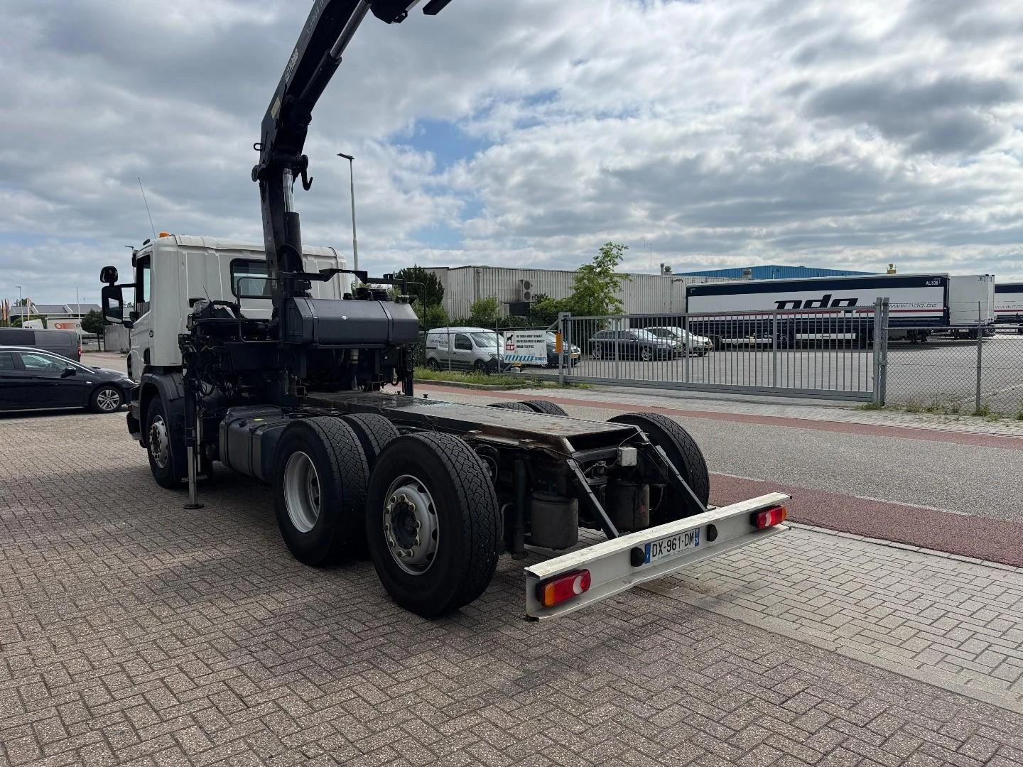 Scania P 2015 - P360 6x2, HIAB 188 E-3, Chassis / Fahrgestell imagem 5