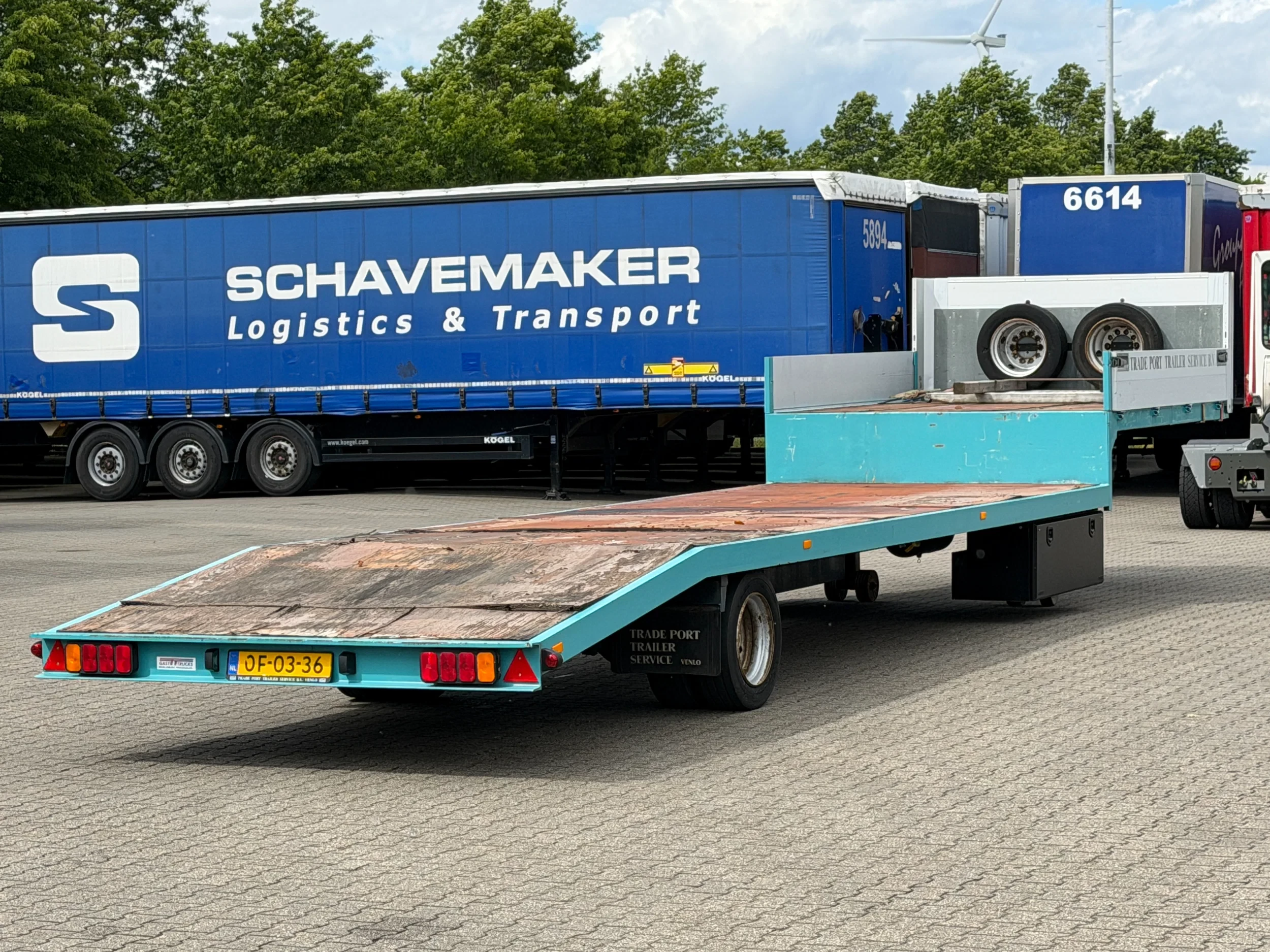 Dercks 1984 - Enkel-As Semi Dieplader BPW-Axle *Apk 05-2027* afbeelding 1