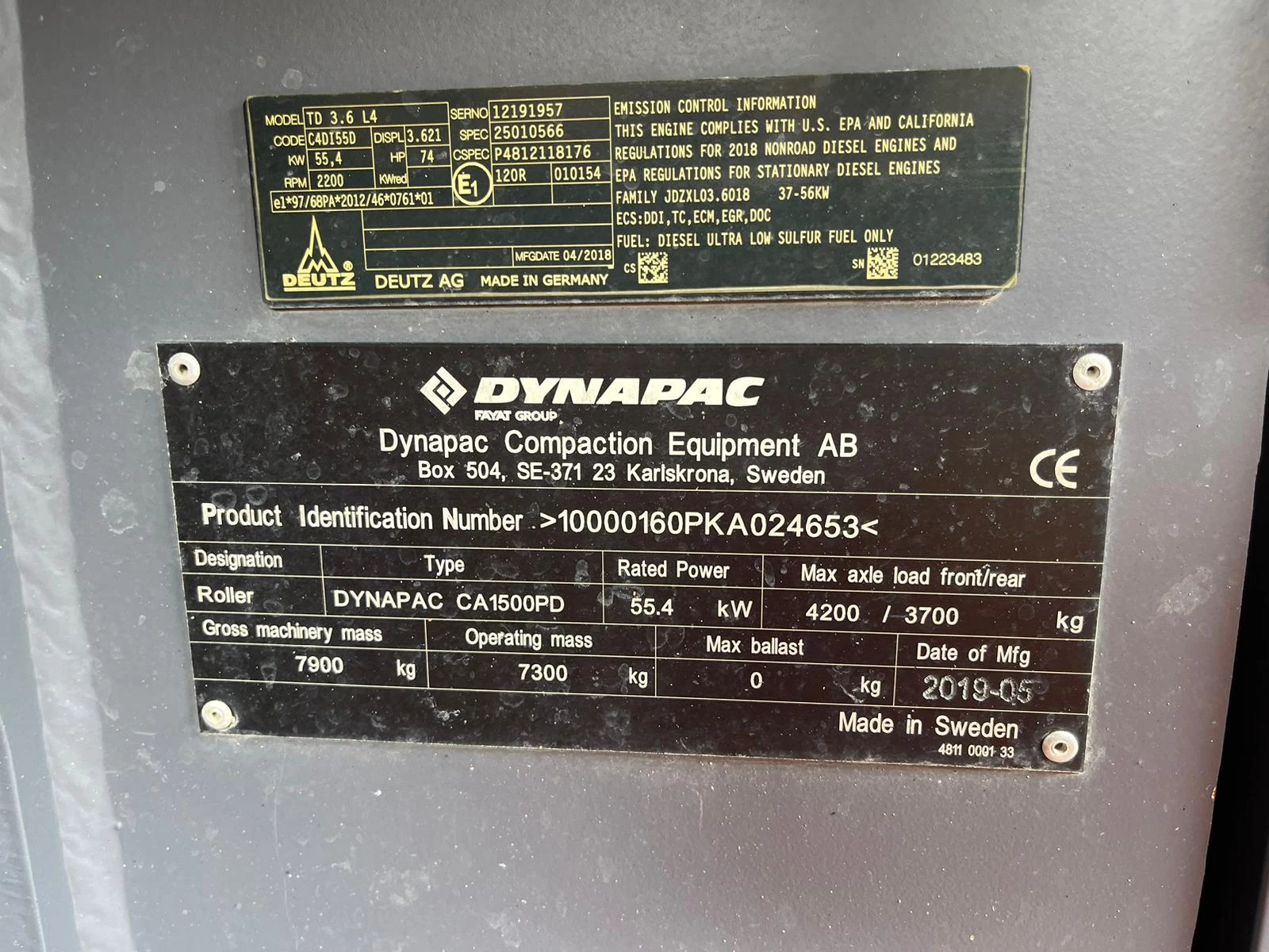 Dynapac CA 1500 PD 2019 zdjęcie 27