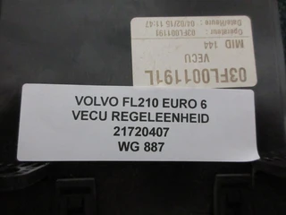 Volvo - FL210 21720407 VECU REGELEENHEID EURO 6 afbeelding 2 miniatuur