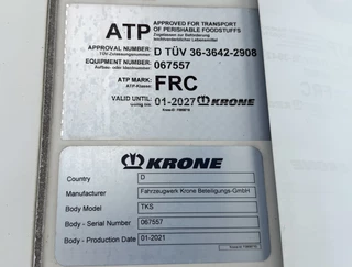 Krone N/A 2021 - SD THERMO KING SLXi 400 WHISPER BPW AXLES DISC BRAKES 1330 x 250 x 265 CM INSIDE imagen 22