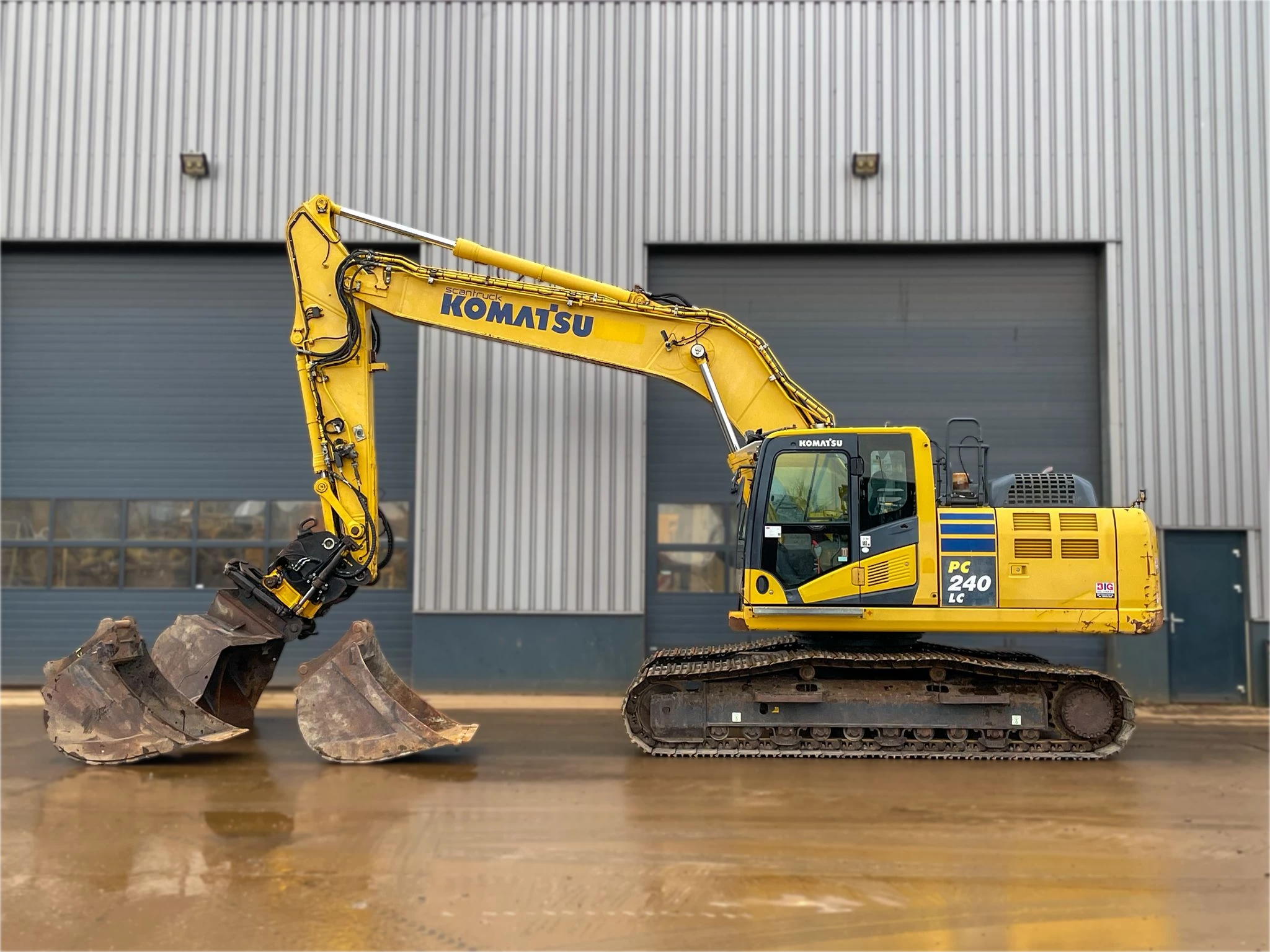 Komatsu PC240LC-10 Engcon and 3 x bucket 2014 afbeelding 1