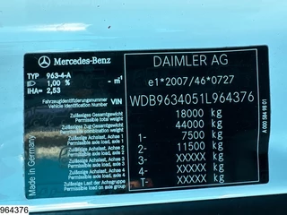 Mercedes-Benz Actros 2015 - 1843 EURO 6, Hydrauliek, Retarder, LOHR imagem 7