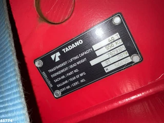 TADANO ATF 60G-3 6x6x6 All-terrain / Mobiele kraan + Fly-Jib, 60 Ton 2019 - N/A изображение 36
