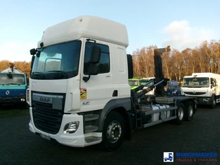 DAF CF 460 6x2 Euro 6 Hyva container hook 20 t 2014 en venta