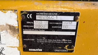 Komatsu HB215LC-1 2012 - N/A obrazek 33
