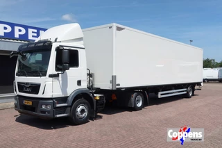 MAN TGM 2020 - 15.290 Trekker + Heiwo city trailer geisoleerd + klep Dhollandia 2500 KG obrazek 1