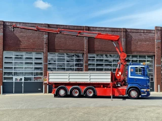 Scania R 2013 - R560 V8 8x4*4 - HIAB 244 K5 Crane / Kran / Grua with remote - Steering axle - Full air obrazek 7