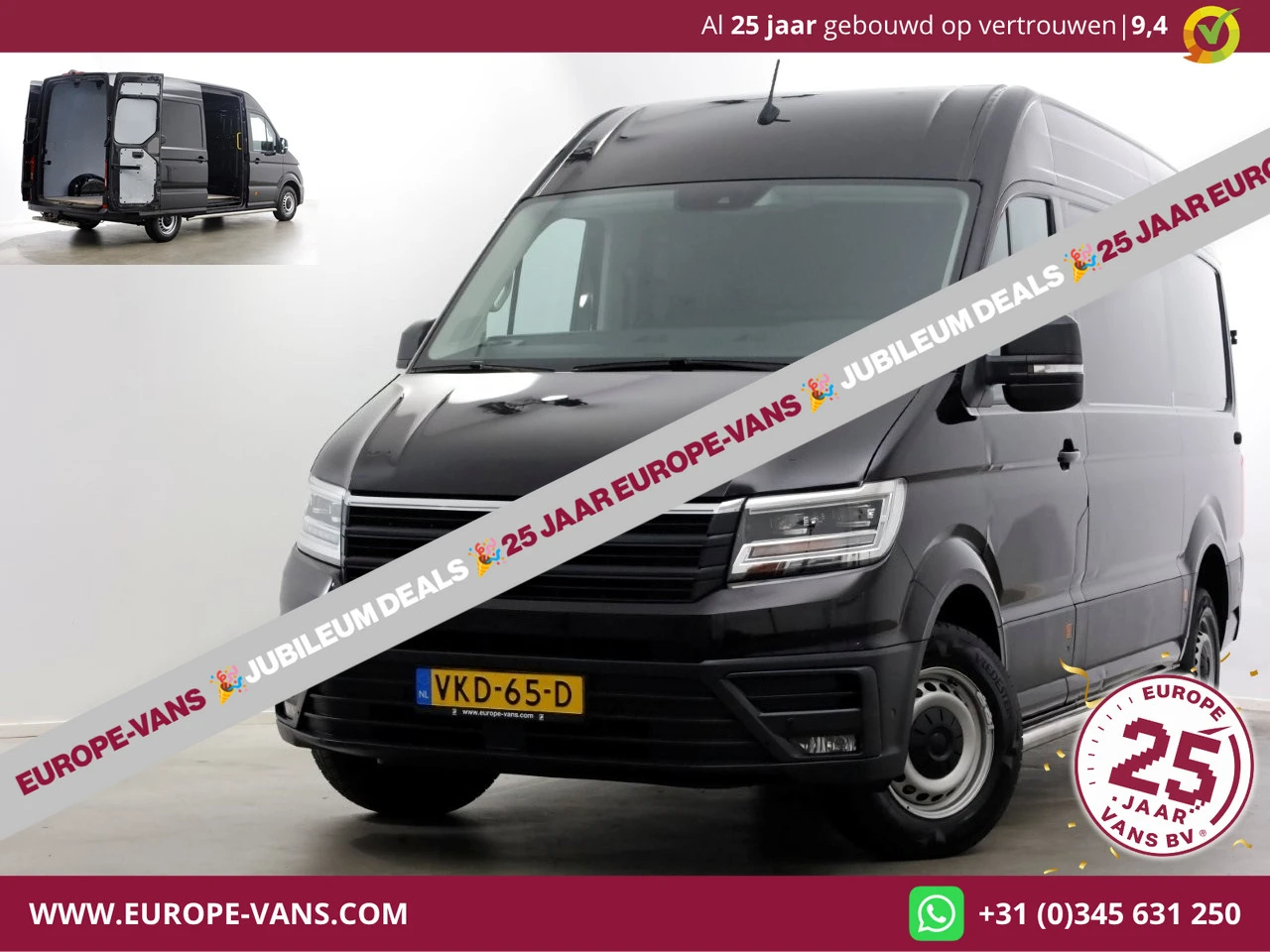 Volkswagen Crafter 2021 - 35 2.0 TDI 177pk DSG-Automaat L3H3 (L2H2) LED/Camera/Trekhaak 3500kg 05-2021 afbeelding 1