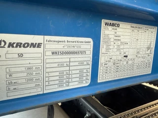 Krone N/A 2016 - SD - 3 AXLE + SLIDING ROOF + DHOLLANDIA LIFT изображение 15