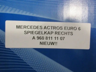 Mercedes-Benz Actros - A 960 811 11 07 SPIEGELKAP RECHTS EURO 6 NIEUW! afbeelding 2 miniatuur