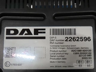 DAF N/A - 2262596 Instrumentenpaneel bild 2