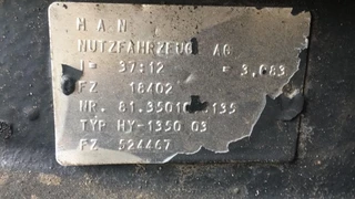 MAN N/A 2001 - 81.35010-6135 DIFFERENTIEEL HY-1350 03 RATIO 37:12=3,083 zdjecie 5