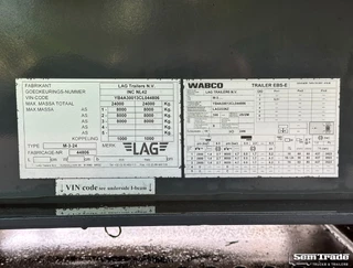 LAG N/A 2012 - M-3-24 + PIET RUIZEVELD DS LIFT AXLE 72.000 KM SUPER CONDITION obrazek 22