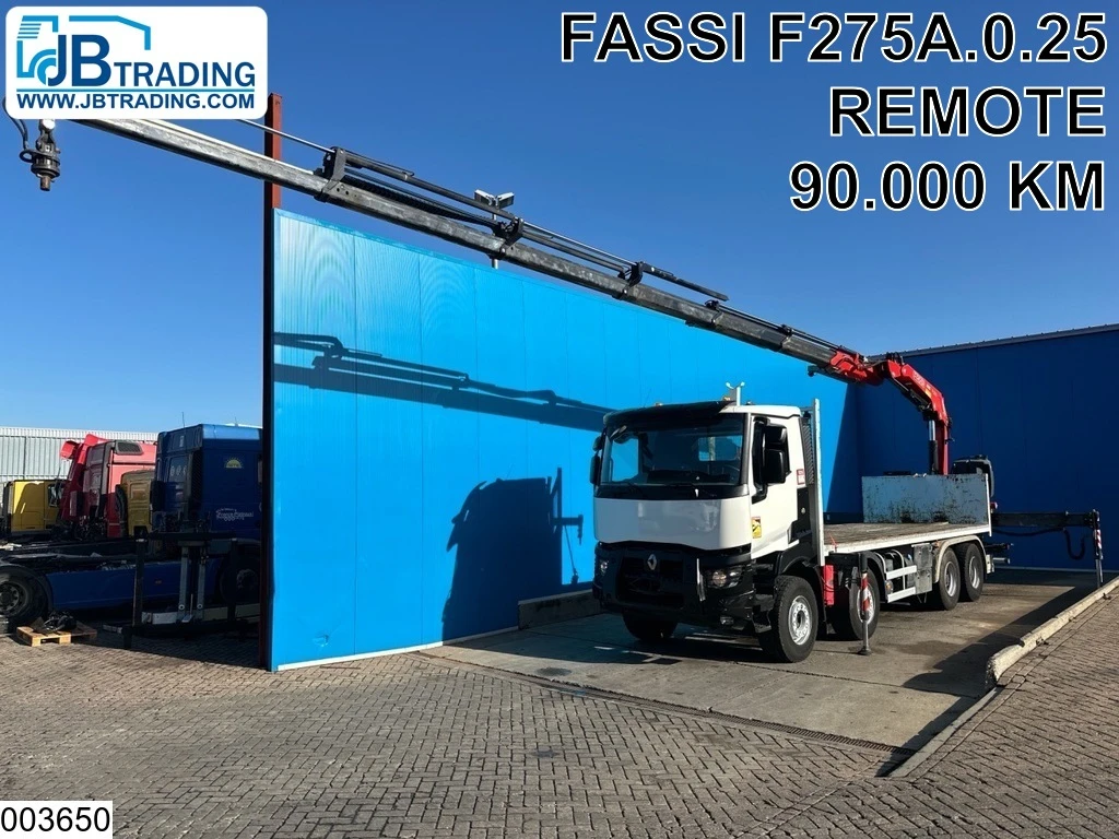 Renault 2019 - C 430 EURO 6, 8x4, Fassi, Remote afbeelding 1