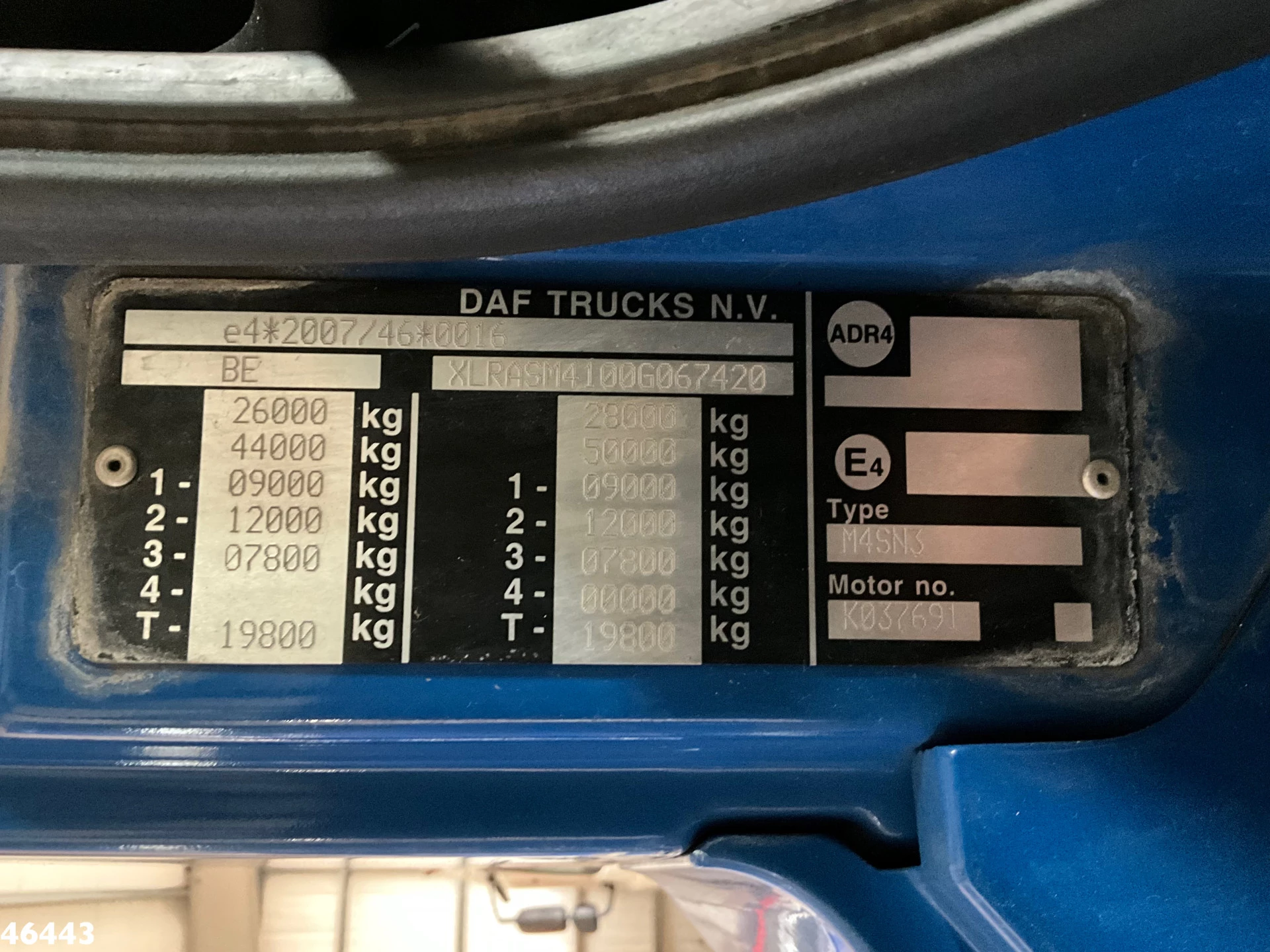 DAF 400 2015 - FAS CF Euro 6 VDL 21 Ton haakarmsysteem image 22