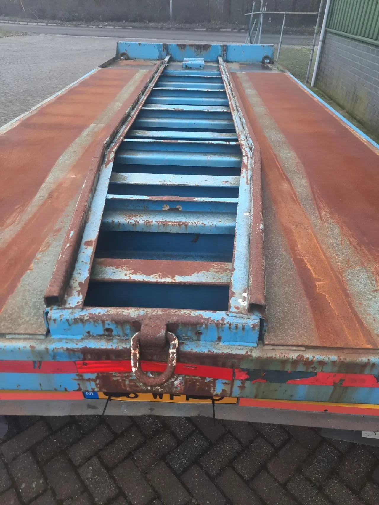 Gheysen en Verpoort 2011 - R2110B 2 As Dieplader Aanhangwagen Open - T.b.v. Containers - Bladvering, 83-WFF-5 immagine 5